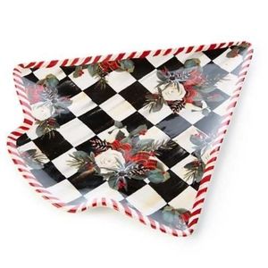 MacKenzie-Childs Scottish Bouquet Cookie Plate